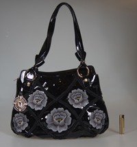 Valentino Orlandi Сумки VO 1798 nero blason nastro doppio raso nero iris